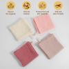 Hpmjz 4 Pcs Muslin Face Cloths Soft Wash Towels Cotton Absorbent Cloths Makeup Remover Cloth Reusable Washcloths for Skin Care Facial Makeup Daily Cleansing Travel Women Men Adult view 3