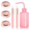 3 PCS Lash Shampoo Brush Sets with 1pcs 250 ML Plastic Satety Lash Tatoo Wash Bottles 2PCS Nose Blackhead Facial Cleaning Brush for Eyelash Extension Supplies (Styel #5) view 4