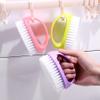 2Pcs Hand Scrub Brush, Soft Reusable Multifunctional Plastic Nail Scrubber Brush for Men Women Kids Hands Nail Cleaning, Color RandomHand Scrub view 2