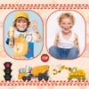 10 Sheets Cartoon Car Temporary Tattoos Construction Trucks Fake Tattoos Styles Mixed Vehicles Tattoo Cute Tractors Digger Stickers Waterproof Road Sign Tattoos for Body Art Makeup view 3