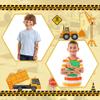 10 Sheets Cartoon Car Temporary Tattoos Construction Trucks Fake Tattoos Styles Mixed Vehicles Tattoo Cute Tractors Digger Stickers Waterproof Road Sign Tattoos for Body Art Makeup view 4