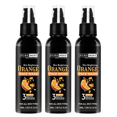 PUREMIST Orange Face Wash 100ml | Skin Brightening & Oil Control | Deep Cleansing with Natural Orange Extract | For Men & Women | Suitable for All Skin Types (2)