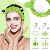1Pack Green Frog Eye Elastic Headband - Versatile for Spa, Skincare, Makeup, Face Wash, Fun Gift for Women view 3