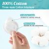 pink breeze Premium Cotton Rounds, 100 Count (Pack of 2) Cotton Pads for Face, 100% Cotton Makeup Remover Pads, Soft & Non-Irritating for Most Skin Types view 3