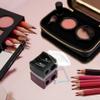Eyebrow Eyeliner Pencil Sharpener, Dual Holes Eye Pencil with Cover, Easy to Clean, Travel-Friendly Cosmetic Sharpener, Makeup Pencil Sharpener view 4