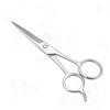 Stainless Steel Beard Scissors and Hairdressing Scissors Practical Accessory for Beard Care and Eyebrow Grooming for Daily Use Silver view 2