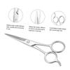 Stainless Steel Beard Scissors and Hairdressing Scissors Practical Accessory for Beard Care and Eyebrow Grooming for Daily Use Silver view 4