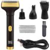 Licsaliwe Electric Shavers for Men, 4-in-1 Painless Foil Shaver with LED Display, Rechargeable Cordless Beard Trimmer for Men Face Nose Eyebrows Hair Face Shaver for view 2