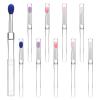 10 PCS Silicone Lip Lipstick Applicator, Silicone Lip Brushes with Caps, Reusable Mask Applicator for Applying Lips Gloss Balm, Lips Scrubber view 1