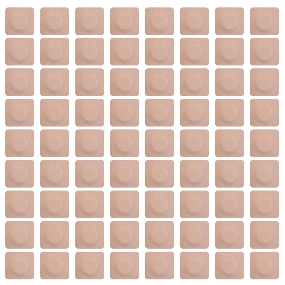 100Pcs Castor Oil Belly Button Patch, Breathable Self Adhesive Belly Button Patch, 2x2in Essential Oil Wraps(Oils Not Included) Castor Patches