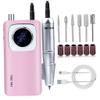 Licsaliwe Rechargeable Nail Drill, 45000RPM Electric Manicure Set with LCD Screen File Machine for Acrylic Gels Nails Manicures Nail File Machine view 1