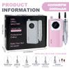 Licsaliwe Rechargeable Nail Drill, 45000RPM Electric Manicure Set with LCD Screen File Machine for Acrylic Gels Nails Manicures Nail File Machine view 3