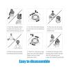 SH50 Replacement Head BladeCompatible For Philips Series 5000(S5xxx),AquaTouch(S5xxx),PowerTouch(PT8xx,PT7xx) Shavers(6pc-SH-50) view 2
