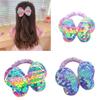 2000s Hair Scrunchies Sequined Butterfly Hair Tie Scrunchy Elastic Hairpieces Hair Rope Lady Hair Decoration view 2