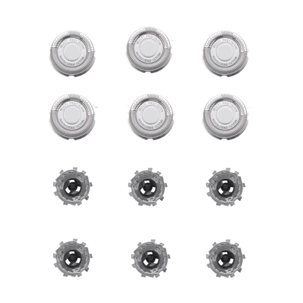 6Pcs SH50/52 Replacement HeadsCompatible For Philips  5000 Series Electric Shavers,S5370,S5660,S5590,S5290 Blades Heads