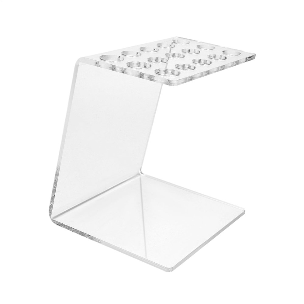 Barber Shop Scissors Stand Clear Storage Rack, Multi-Hole Organizer | Professional Tool Holder, Hairdresser Accessory Station With Easy Access During Busy Salon Days Or Home Styling Sessions