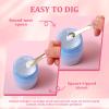 4PCS Metal Makeup Spatula, Mini Reusable Face Mask Applicator, Cool Feeling Cosmetic Spatula, Skincare Scoop for Personal Care, Eye Cream, Mixing and Sampling Masks (Square, Round) view 3