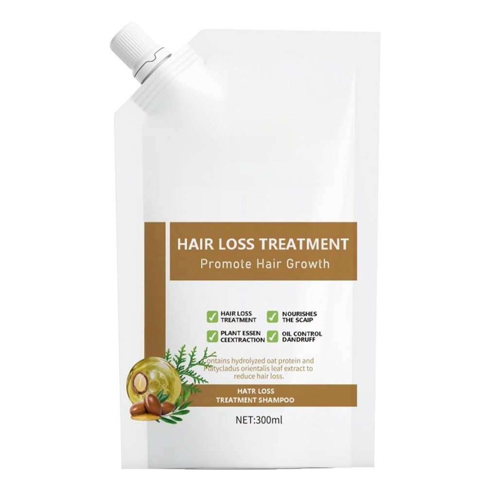 Anti-Hair Fall Hair Loss Shampoo, Anti-Hair Fall Promote Hair Growth Shampoo, Rich in Natural Plant Extracts Oil, Suitable for All Hair Types (1pcs)