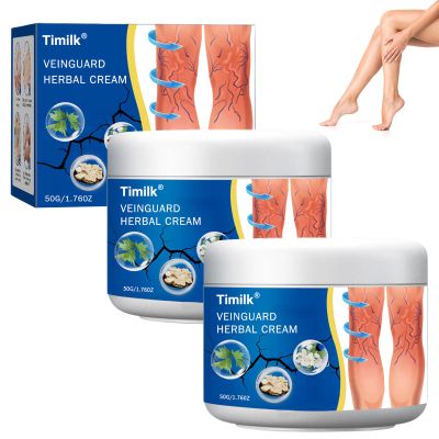 AFGAFG Timilk Varicose Veins Treatment for Legs - Improves Blood Circulation, Professional Varicose Veins Treatment Cream, varicose veins cream Suitable for All Skin Types - 50ml (2 Bottle)