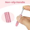 BACUTHY 2 Pack Piercing Ball Grabber Tool, Stainless Steel Piercing Tools for Changing Jewelry, Pearl Grabber Pick Up Tool with 4 Prongs for Tiny Objects Ic Chips Electronic Components view 3