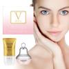 Neck & Eye Cream Bundle - Triple Firming Cream for Loose Skin with Massager, Moisturizing Treatment for Neck Decollete & Eyes, Tightening Cream for Crepey Skin view 2