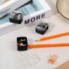 5Pcs Black Eye Pencil Sharpener for Women Lip Liner Pencil Eyeliner Eyebrow Sharpener Makeup Eyeliner Sharpeners for Pencils Double Cosmetic Handheld Sharpeners view 4