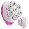 7D Electric Razor for Women: Full-Body Shaver for Legs & Face  Waterproof Wet/Dry Use with LED Light & Travel Cover  Smooth Close Bikini Shaver (Pink) view 1