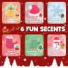 Christmas Bath Bombs Shower Steamers: 6 Pack Handmade Natural Organic Bath Bomb Set for Women Relaxing Bubble Bathbombs Scented Gifts Stocking Stuffers Holiday Birthday for Men Kids Girls Girlfriend view 2