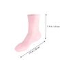 ASAKKURA 1 Pair Moisturizing Foot Care Socks for Women Hydrating Long Socks for Dry Cracked Feet for Softening Skin Calluses for All Day Use Overnight Care view 2