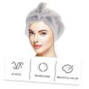 EPIGEIST 3pcs Quick Dry Hair Towel Wrap Super Absorbent Hair Cap for Women for Shower Gym Travel Salon Use Soft Comfortable Easy to Use Pink White Grey view 4