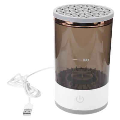 DECORNIJIA Electric Makeup Brush Cleaner Automatic Rotating Makeup Sponge Brush Cleaner Quick Drying Design for Efficient Cleaning of Cosmetics Tools