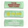 FHEAXL 3 Pcs Embroidery Custom Facial Spa Headband - Light Green view 1