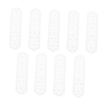 TOGEVAL 10Pcs Heatproof Hairdressing Plates Durable Perm Tools for Hairdressers and Barbers Heat Blocking Accessories for Salon Use Essential Hair Salon Equipment Random Color