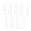 TOGEVAL 10Pcs Heatproof Hairdressing Plates Durable Perm Tools for Hairdressers and Barbers Heat Blocking Accessories for Salon Use Essential Hair Salon Equipment Random Color view 1