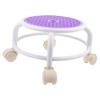 ETHZZLE Low Rolling Stool with Swivel Wheels Multi-Functional Footrest for Home Use Ergonomic Small Stool for Boys and Girls and Adults Easy Movement Rolling Chair for Bathroom and Spa view 1