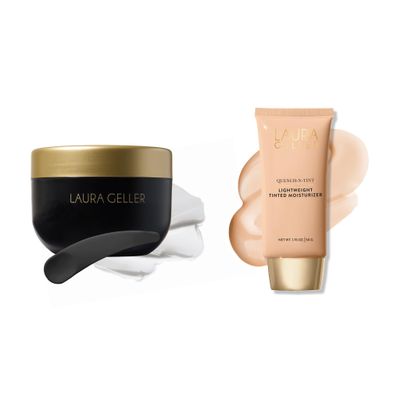 LAURA GELLER Quench-n-Tint Hydrating Lightweight Tinted Moisturizer + Cold Cream Cleanser fair