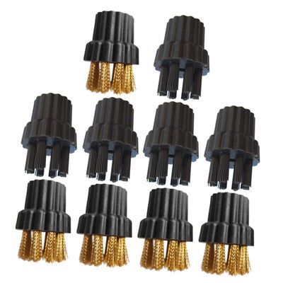 SOPOTUTU 10Pcs Steam Cleaner Brush Heads for Household Cleaning Device