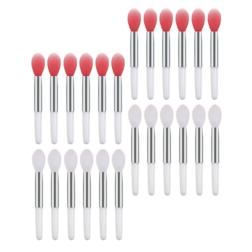 EPIGEIST 24Pcs Silicone Lip Brush for Women Portable Lipstick Applicator Makeup Tools for Salon and Home Use for Valentine Day and Special Occasions