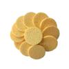 SMASOLO 50 Pcs Compressed Natural Cellulose Facial Sponge Soft Skin Care Makeup Remover Puff for Gentle Cleansing Round for Daily Use and Exfoliation view 1