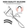 100Pack Compatible with Shiseido Eyelash Curler Refill Pads,High Elasticity Silicone Refill Pads Compatible with Shiseido Eyelash Curler,Gentle & Safe on Lashes,Black. view 2