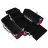 ELAYARD 1pc Large Capacity Aluminum Makeup Case Double Opening Cosmetic Storage Box for Travel Events Lightweight and Durable Makeup Organizer for Professionals and Daily Use view 1