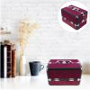 ELAYARD 1pc Large Capacity Aluminum Makeup Case Double Opening Cosmetic Storage Box for Travel Events Lightweight and Durable Makeup Organizer for Professionals and Daily Use view 4
