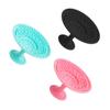 HONITANO 3pcs Makeup Brush Scrubber Handheld Silicone Cleaning Pads for Efficient Tool Washing Green Color Variety Beauty Tool Cleaner for Makeup Lovers view 1