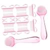 ELAYARD 1 Set Nail Cleaning Kit with Long Handle Grip Brushes Random Color Small Brushes for Easy Manicure Care and Nail Art Skin Friendly Durable Materials Random Color view 1
