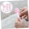 ELAYARD 1 Set Nail Cleaning Kit with Long Handle Grip Brushes Random Color Small Brushes for Easy Manicure Care and Nail Art Skin Friendly Durable Materials Random Color view 2