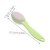 DECORNIJIA 2pcs Double Sided Pumice Stone Foot Scrubber with Handle Versatile Dead Skin Remover and Foot Cleaner for Shower Manual Exfoliator for Home and Salon Use view 2
