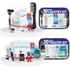 Trektote Travel Toiletry Kit Bundle For Men And Women  10-20 Piece Set of Travel Size Toiletries, TSA Compliant, Travel Essentials, Includes Shampoo And Conditioner, Body Wash, Toiletry Bag & More view 1