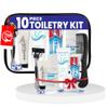 Trektote Travel Toiletry Kit Bundle For Men And Women  10-20 Piece Set of Travel Size Toiletries, TSA Compliant, Travel Essentials, Includes Shampoo And Conditioner, Body Wash, Toiletry Bag & More view 3