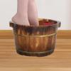 AFXGUSD Wood Foot Bath Tub Sauna Feet Tub Comfortable Thickened Multiuse Feet Soaking Foot Bath Barrel for Women Men, Color B 26cm view 3