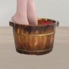 AFXGUSD Wood Foot Bath Tub Sauna Feet Tub Comfortable Thickened Multiuse Feet Soaking Foot Bath Barrel for Women Men, Color B 26cm view 4